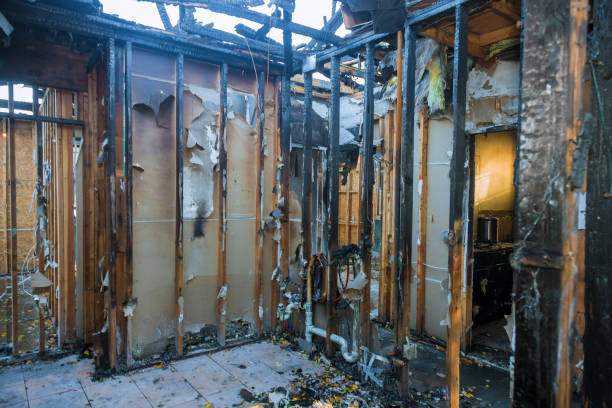 Professional Fire Damage Removal technician working in Spotswood, NJ